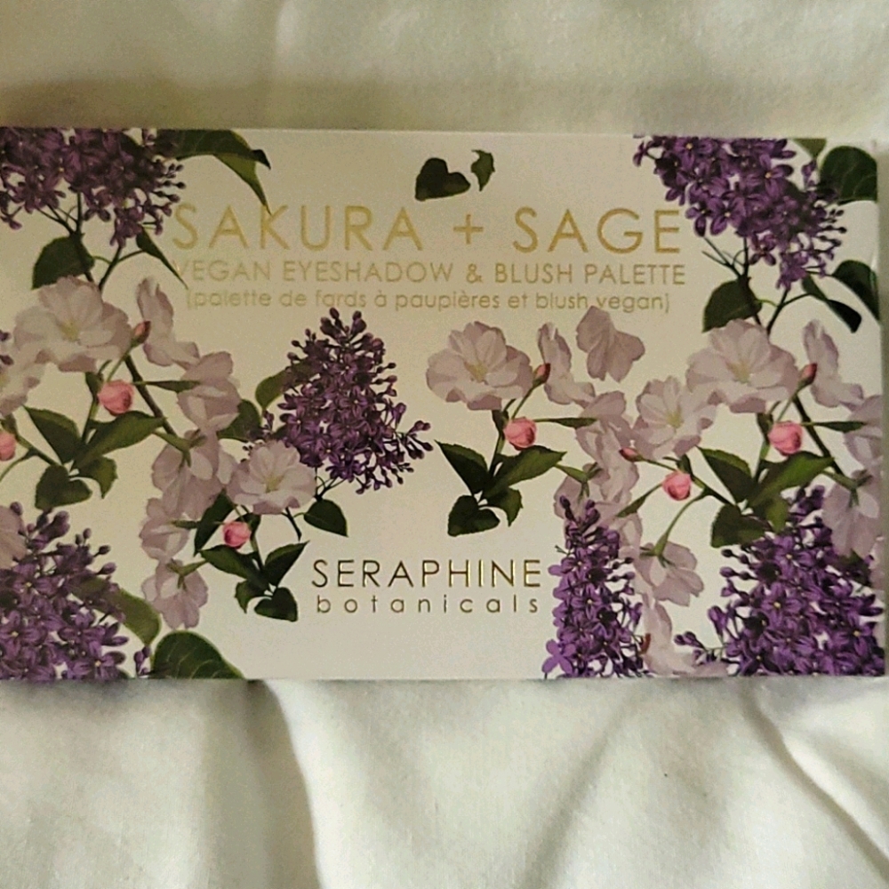 Seraphine botanicals eyeshadow/blush palette